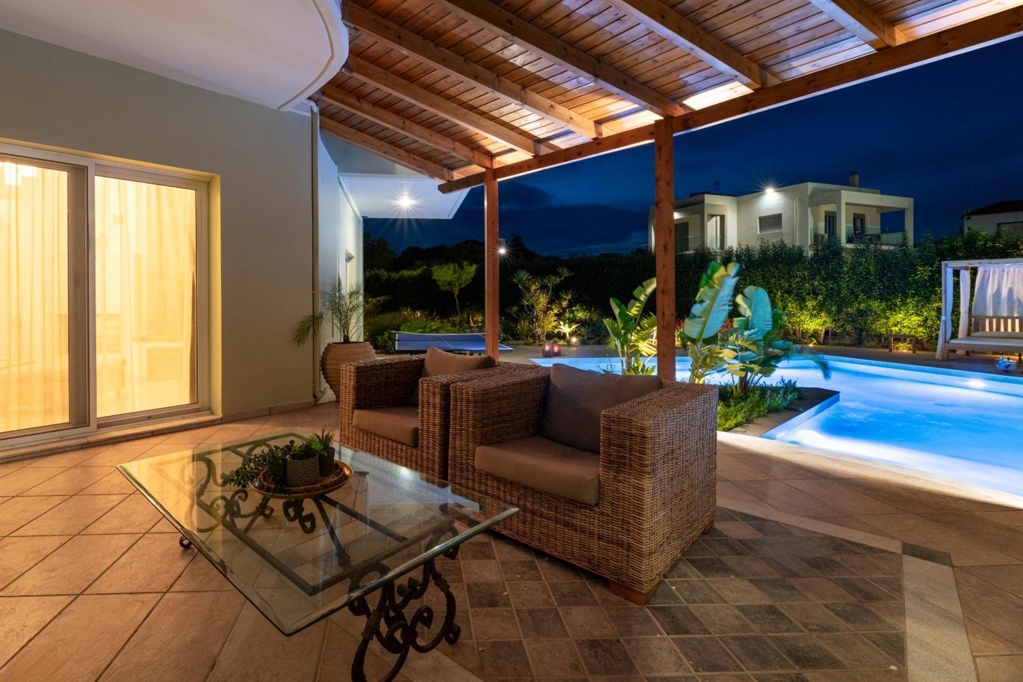 Vilă Excelencia New With Artistic Pool & Sea View Asgourou